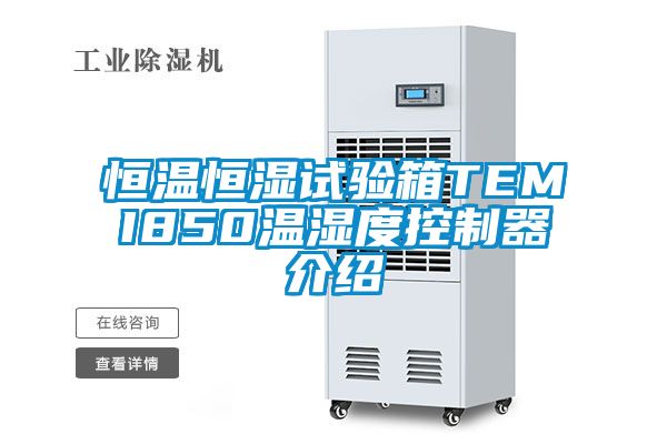 恒溫恒濕試驗箱TEMI850溫濕度控制器介紹