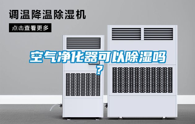 空氣凈化器可以除濕嗎？