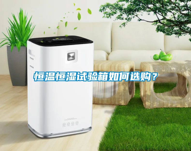恒溫恒濕試驗箱如何選購？
