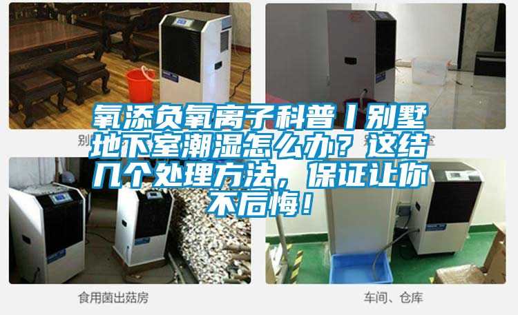 氧添負(fù)氧離子科普丨別墅地下室潮濕怎么辦？這結(jié)幾個(gè)處理方法，保證讓你不后悔！