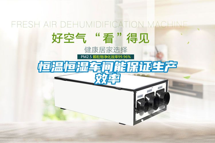 恒溫恒濕車間能保證生產(chǎn)效率