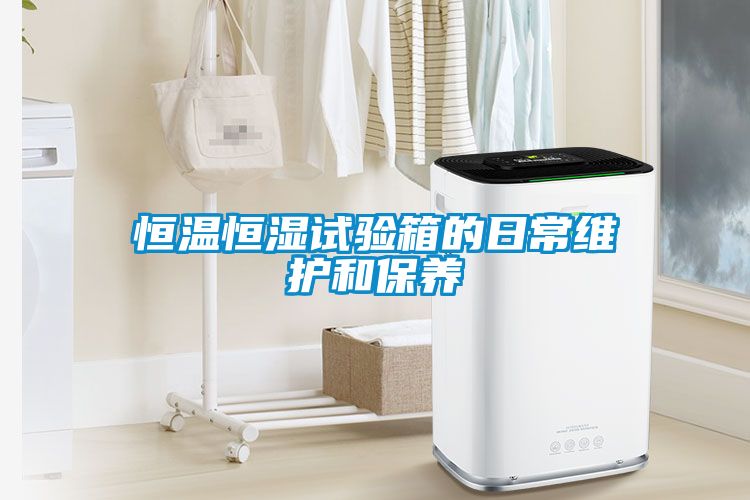 恒溫恒濕試驗箱的日常維護和保養(yǎng)