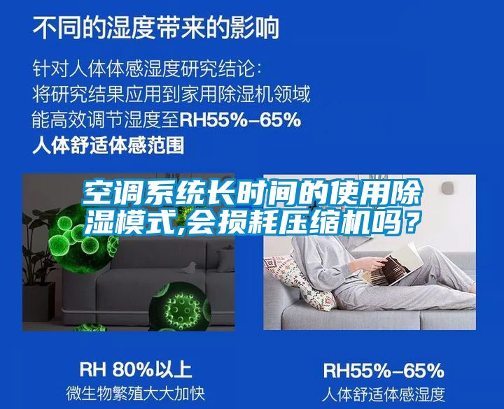 空調系統長時間的使用除濕模式,會損耗壓縮機嗎？