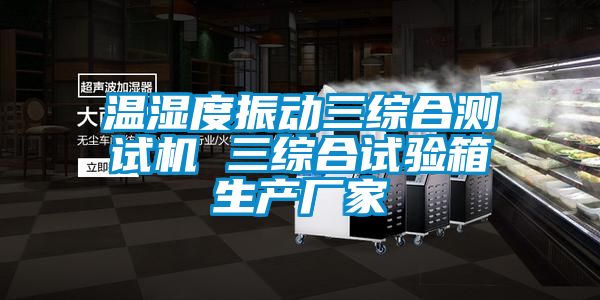 溫濕度振動三綜合測試機(jī) 三綜合試驗(yàn)箱生產(chǎn)廠家