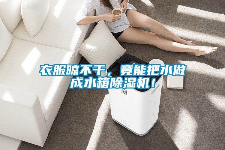 衣服晾不干，竟能把水做成水箱除濕機(jī)！