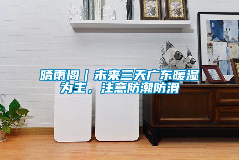 晴雨閣｜未來三天廣東暖濕為主，注意防潮防滑