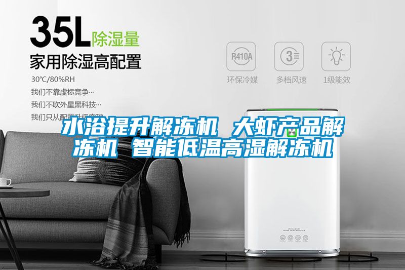 水浴提升解凍機(jī) 大蝦產(chǎn)品解凍機(jī) 智能低溫高濕解凍機(jī)
