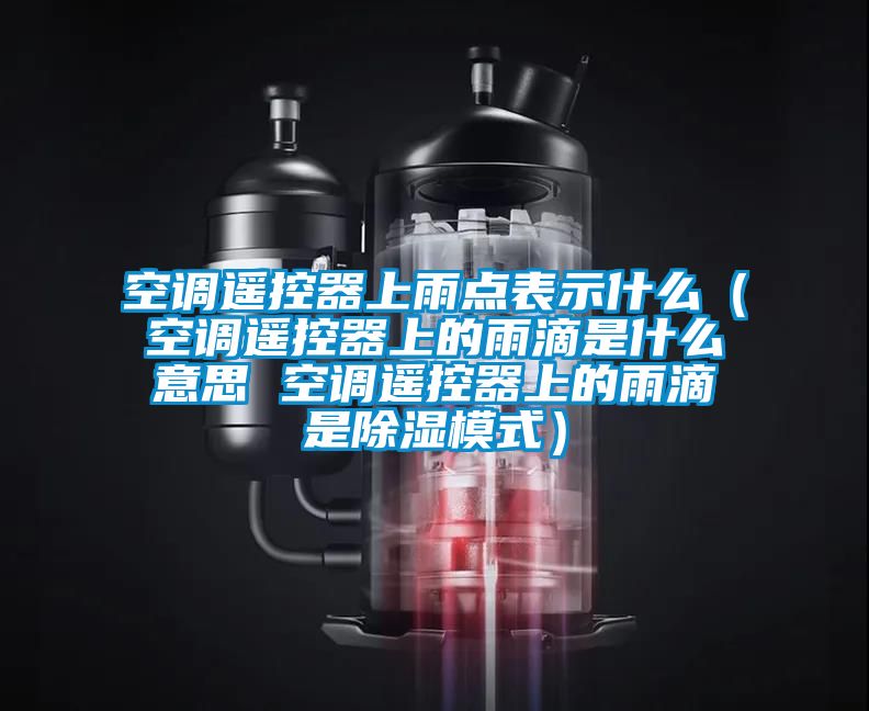空調(diào)遙控器上雨點表示什么（空調(diào)遙控器上的雨滴是什么意思 空調(diào)遙控器上的雨滴是除濕模式）