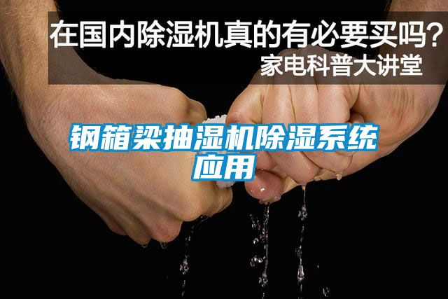 鋼箱梁抽濕機除濕系統(tǒng)應(yīng)用