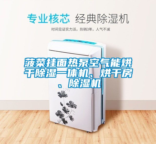 菠菜掛面熱泵空氣能烘干除濕一體機、烘干房、除濕機