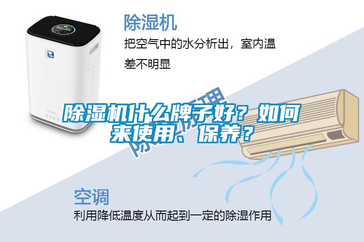 除濕機(jī)什么牌子好？如何來使用、保養(yǎng)？