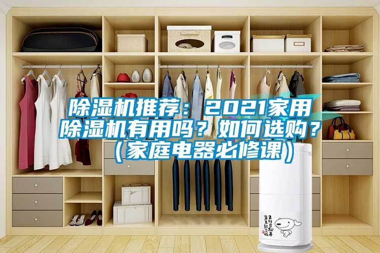 除濕機(jī)推薦：2021家用除濕機(jī)有用嗎？如何選購？（家庭電器必修課）