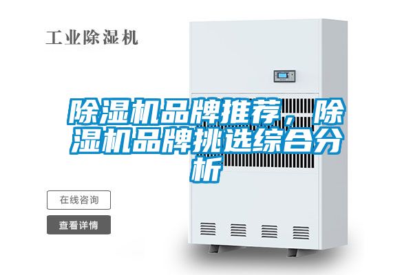 除濕機品牌推薦，除濕機品牌挑選綜合分析