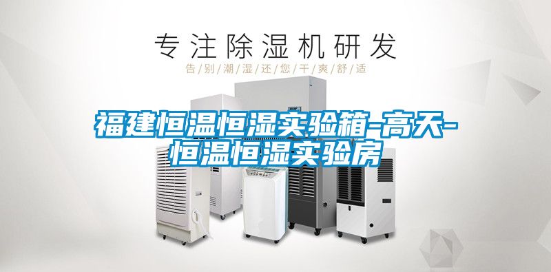 福建恒溫恒濕實(shí)驗(yàn)箱-高天-恒溫恒濕實(shí)驗(yàn)房