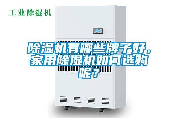 除濕機(jī)有哪些牌子好，家用除濕機(jī)如何選購呢？