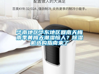 行業(yè)新聞華南地區(qū)華東地區(qū)回南天梅雨季黃梅天潮濕惱人？除濕機選購指南來了