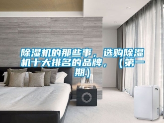 企業新聞除濕機的那些事，選購除濕機十大排名的品牌，（第一期）