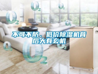 常見問題不可不防，低價除濕機背后大有玄機