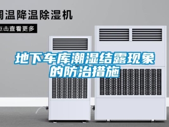 企業新聞地下車庫潮濕結露現象的防治措施