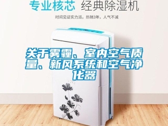 行業新聞關于霧霾、室內空氣質量、新風系統和空氣凈化器