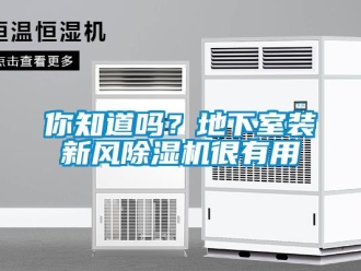 常見(jiàn)問(wèn)題你知道嗎？地下室裝新風(fēng)除濕機(jī)很有用
