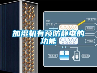 行業新聞加濕機有預防靜電的功能