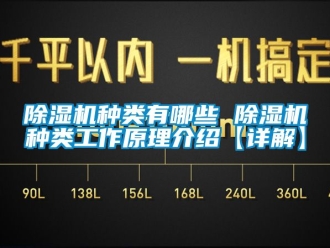 行業(yè)新聞除濕機種類有哪些 除濕機種類工作原理介紹【詳解】