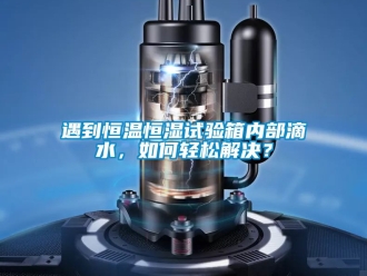 知識百科遇到恒溫恒濕試驗箱內部滴水，如何輕松解決？