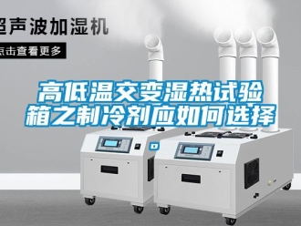 常見問題高低溫交變濕熱試驗箱之制冷劑應(yīng)如何選擇。