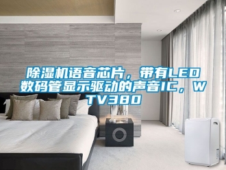 行業(yè)新聞除濕機(jī)語音芯片，帶有LED數(shù)碼管顯示驅(qū)動(dòng)的聲音IC，WTV380